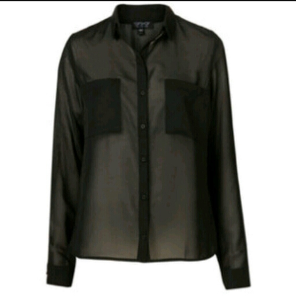COPY - Decree tandoori sheer blouse